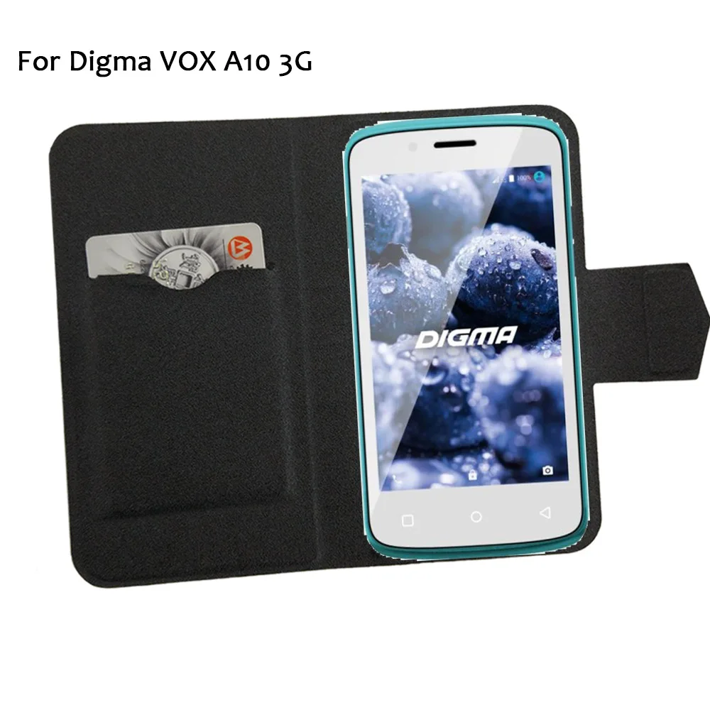 5 цветов Лидер продаж! Кожаный чехол для телефона Digma VOX A10 3G Роскошный кожаный флип