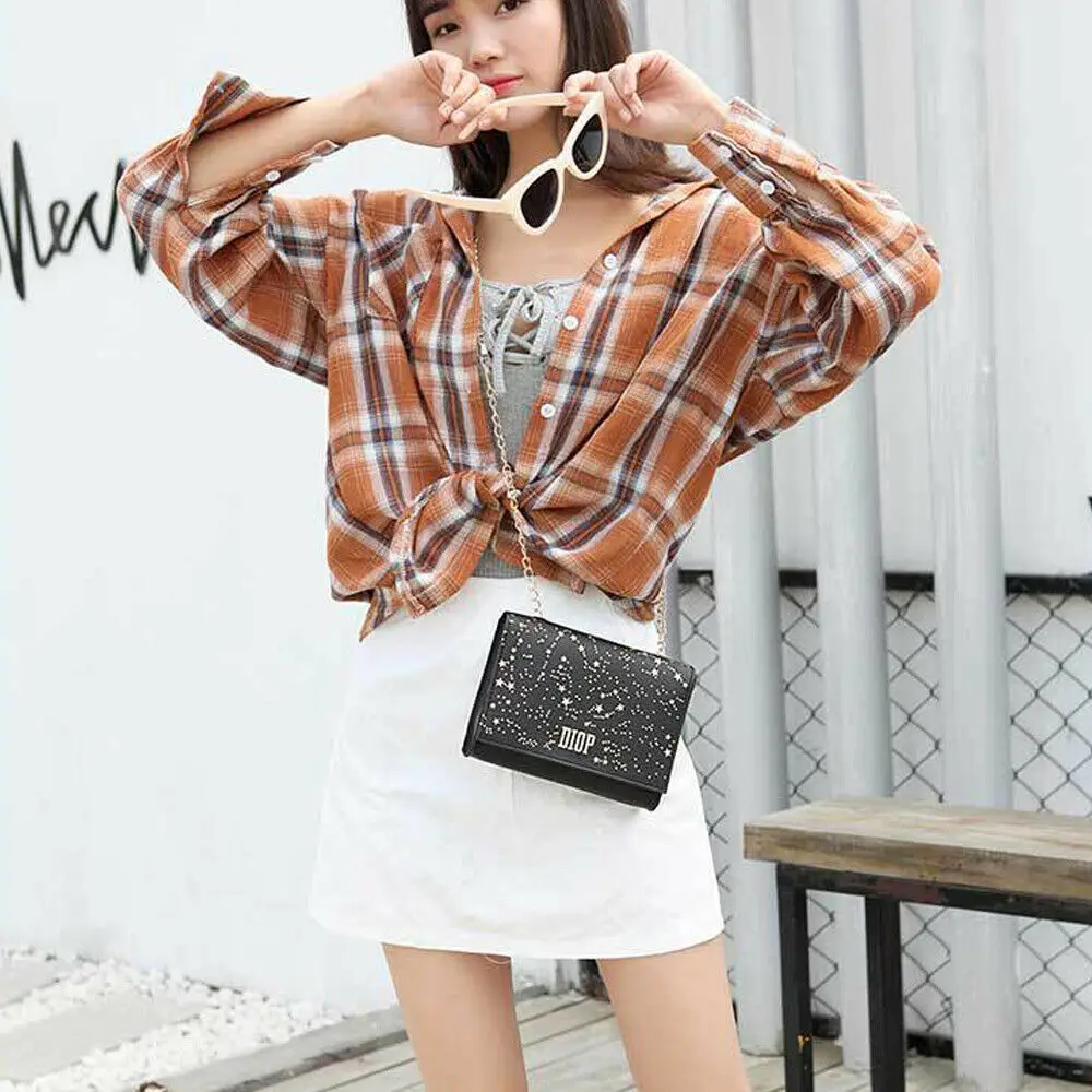 

Women Fashion New Handbag Cross Body Leather Shoulder Messenger Chain Bag Women Casual Envelope Satchel Tote Purse Bags