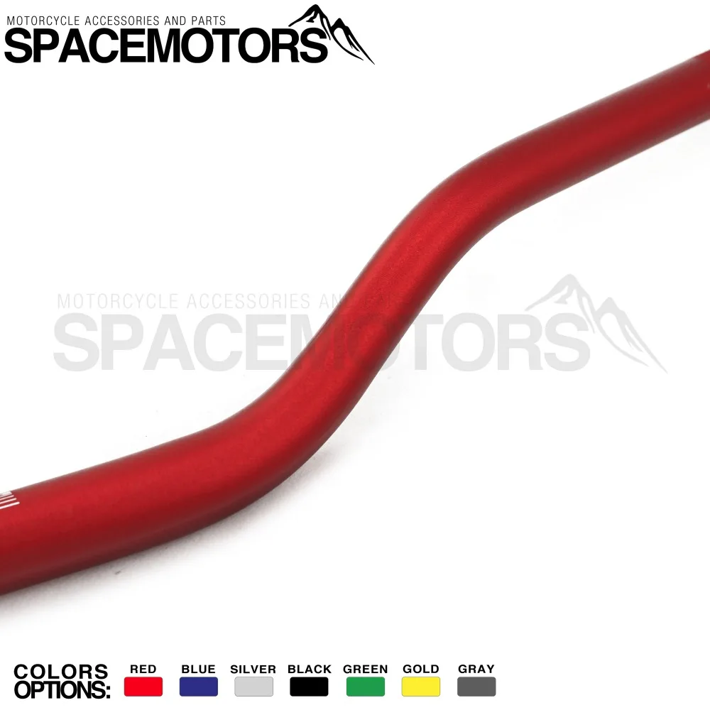 Красный алюминиевый fatbar для Мотокросс питбайк уличный motard Байк XR L CR на CRM CRF 50 80 125