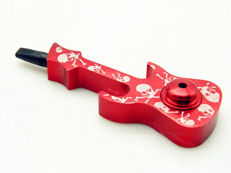 1 шт. Новая мода скрипка стиль металлическая алюминиевая гитара табачная трубка