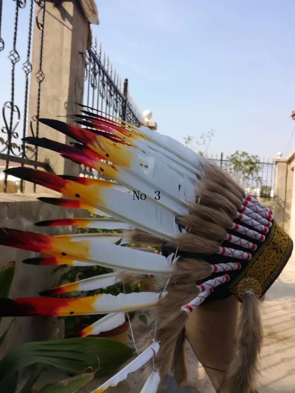 Головной убор с перьями для Хэллоуина головной ручной работы на заказ | Дом и сад