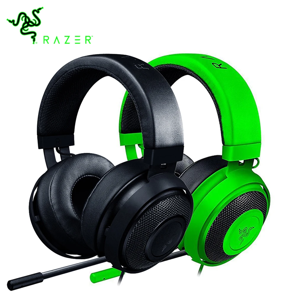 Аналоговая игровая гарнитура Razer Kraken Pro V2 с микрофоном 50 мм Настраиваемые