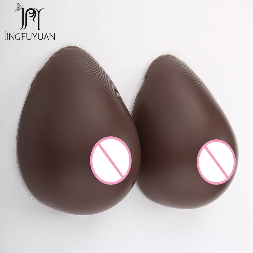 

Black Silicone Women Breasts Teardrop Shape Silicone Breast Form Artificial Prosthesis Breast For Female 1 Pair Silicone Boobs