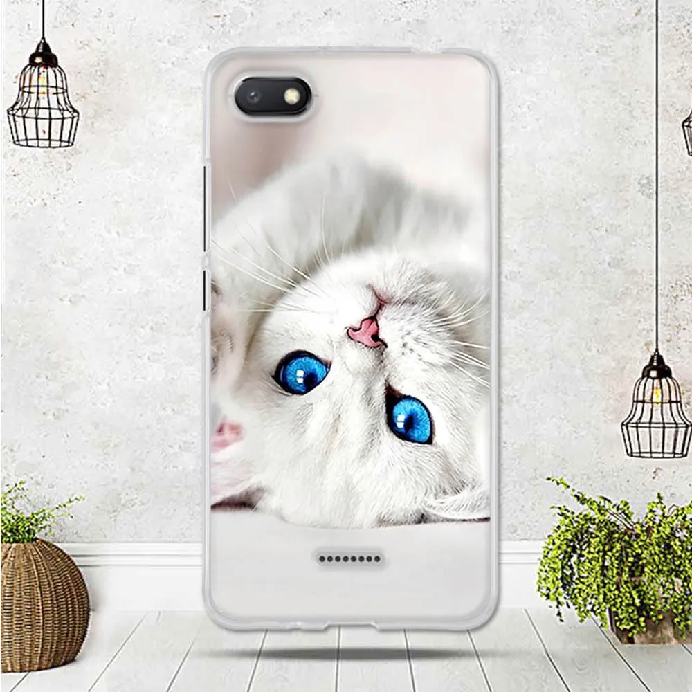 Чехол для мобильного телефона Xiaomi Redmi 6A Мягкий силиконовый чехол TPU задняя крышка