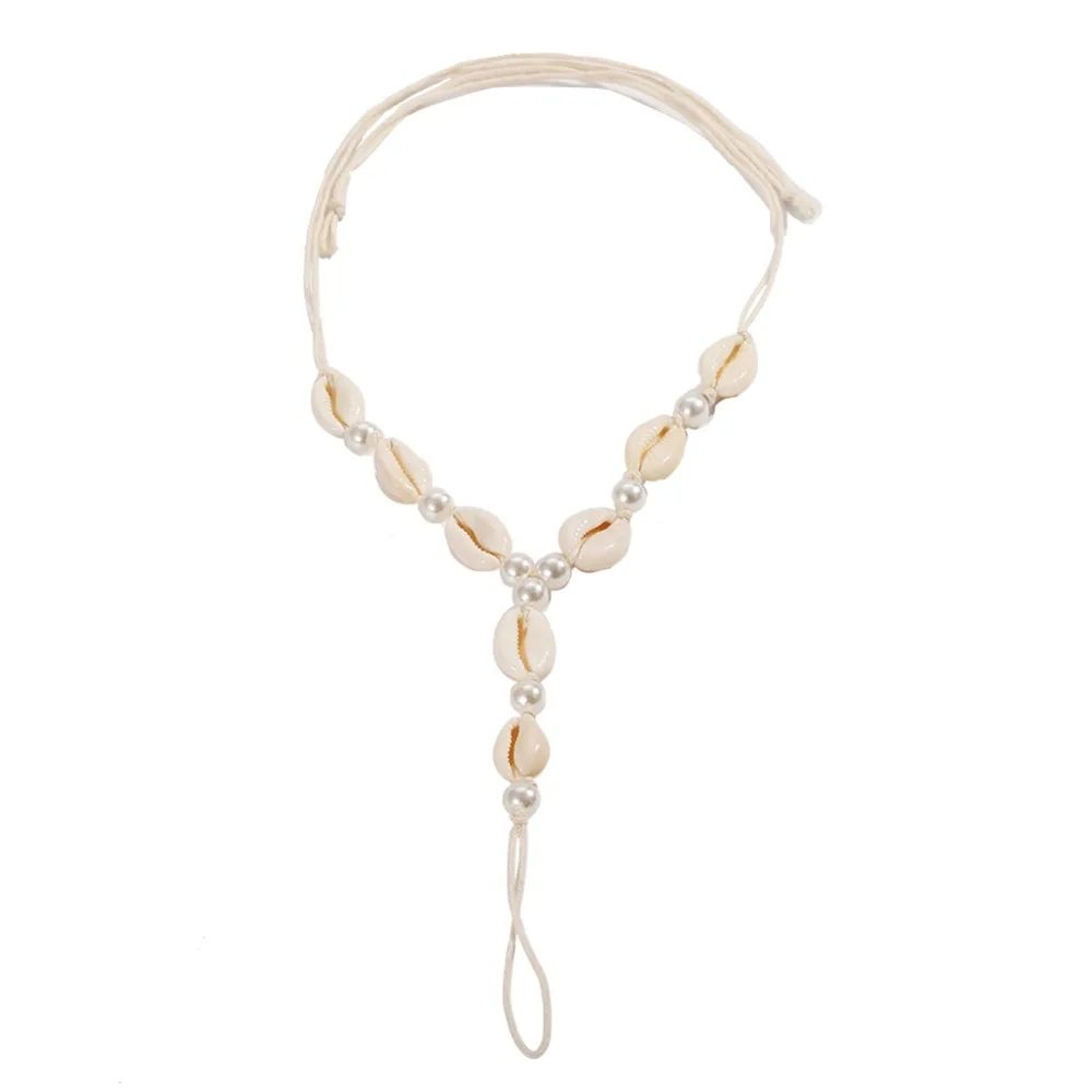 Anklet Miwens стиль Горячая раковина раковины металлические Макси Висячие серьги для женщин завод пляж Весна Лето ювелирные изделия A482 - Окраска металла: Anklet