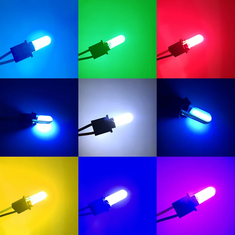 1X T10 194 2825 WY5W W5W COB LED силикагель водонепроницаемый клиновидный свет салона