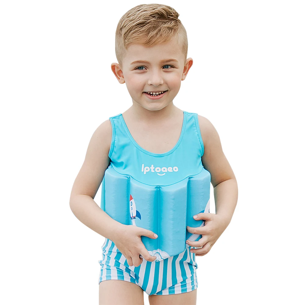 SABOLAY новых мальчиков тренировочный купальник детей плавучести Купальники