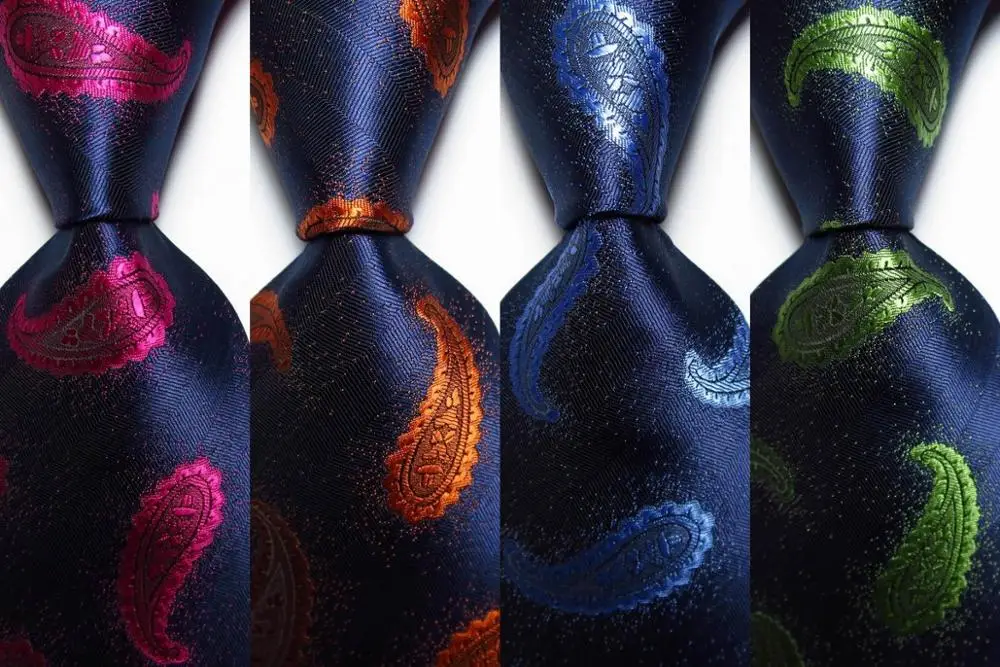 Новый модный галстук с узором &quotогурцы&quot Мужской 8 см набор шелковых галстуков