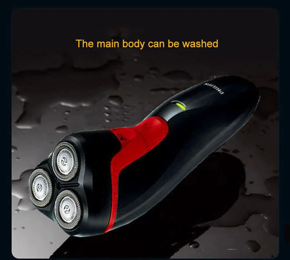 Электробритва Philips FT688 перезаряжаемая вращающаяся моющаяся с эргономичной ручкой 3D плавающие головки Ni-MH батарея