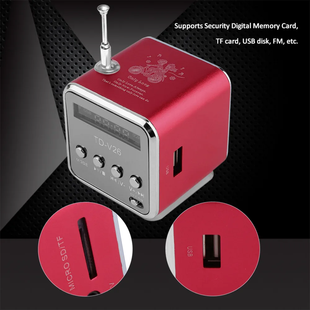 Onleny Портативная колонка s Micro USB мини стерео супер бас Колонка ubнч Музыка MP3 MP4 FM