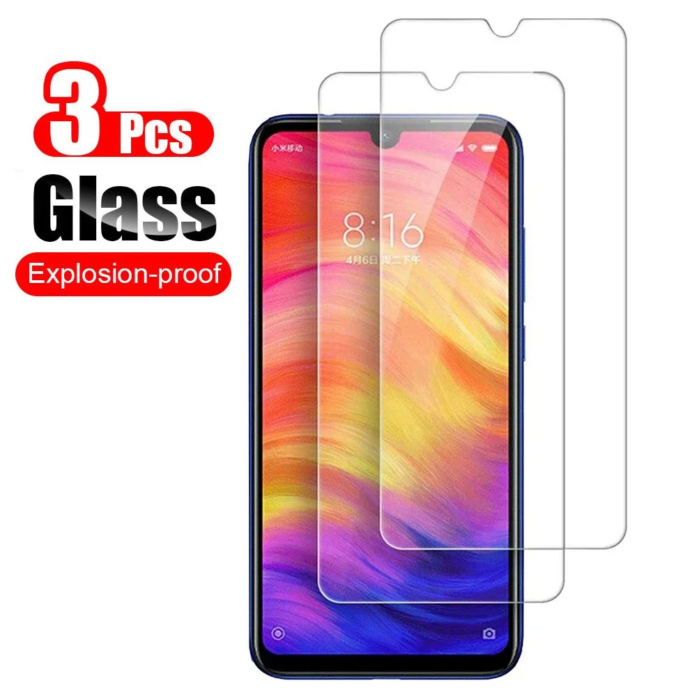 3 шт закаленное стекло для xiaomi redmi note 7 Защита экрана для xiaomi xiomi redmi note 7 6 5 5a 7a 7s защитное стекло