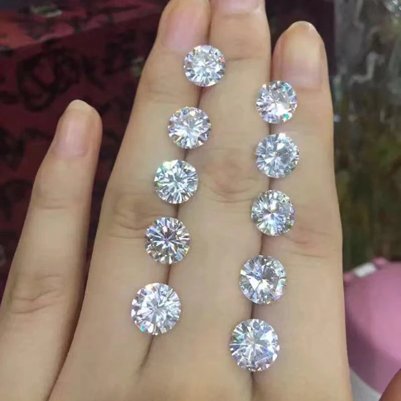 6 5 мм 0.88CT VVS GHI Forever One муассадный камень высокого качества Выращенный в