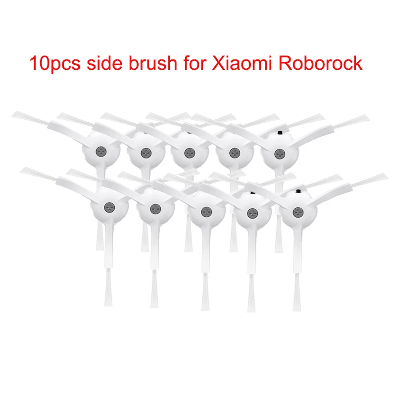 Запасные боковые щетки для пылесоса xiaomi mi Robot generation 2 Roborock S50 S51 10 шт.|Запчасти