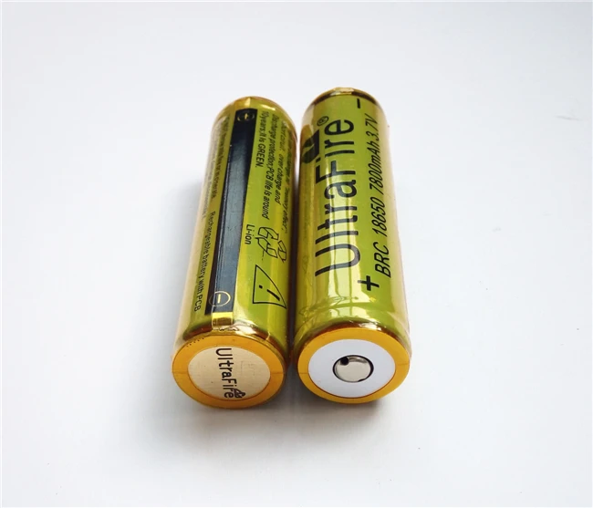 BRC 18650 7800mah 3,7 V 3,6 V заряжаемый литий-ионный аккумулятор с защитной печатной платой и бесплатным зарядным устройством