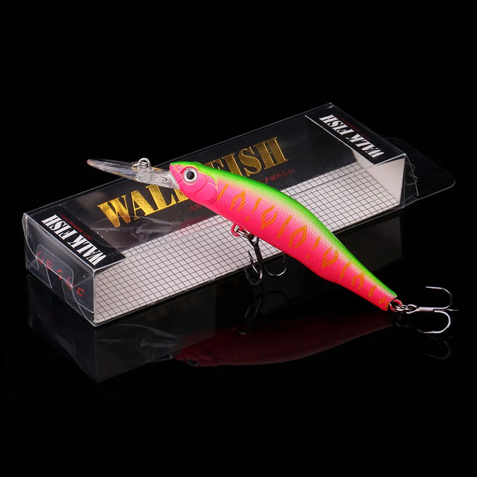 WALK FISH новая популярная модель 105 мм 8,5 г магнитная система веса рыболовные приманки жесткая приманка для погружения 2 м качественный Воблер для мелкой рыбы для рыбалки