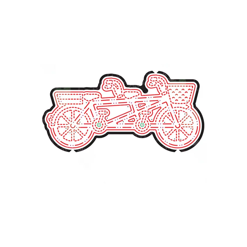 GJCrafts Romantic Bicycle Dies 92*41MM Metal Cutting for Scrapbooking New 2019 DIY Album Embossing Paper Craft Diecut Decor | Дом и сад