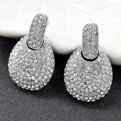 Earrings S Солнечные ювелирные изделия богемные ювелирные изделия большие звезды серьги для женщин длинные в виде капель висячие серьги кубический цирконий серьги для вечерние свадебные - Окраска металла: Earrings S
