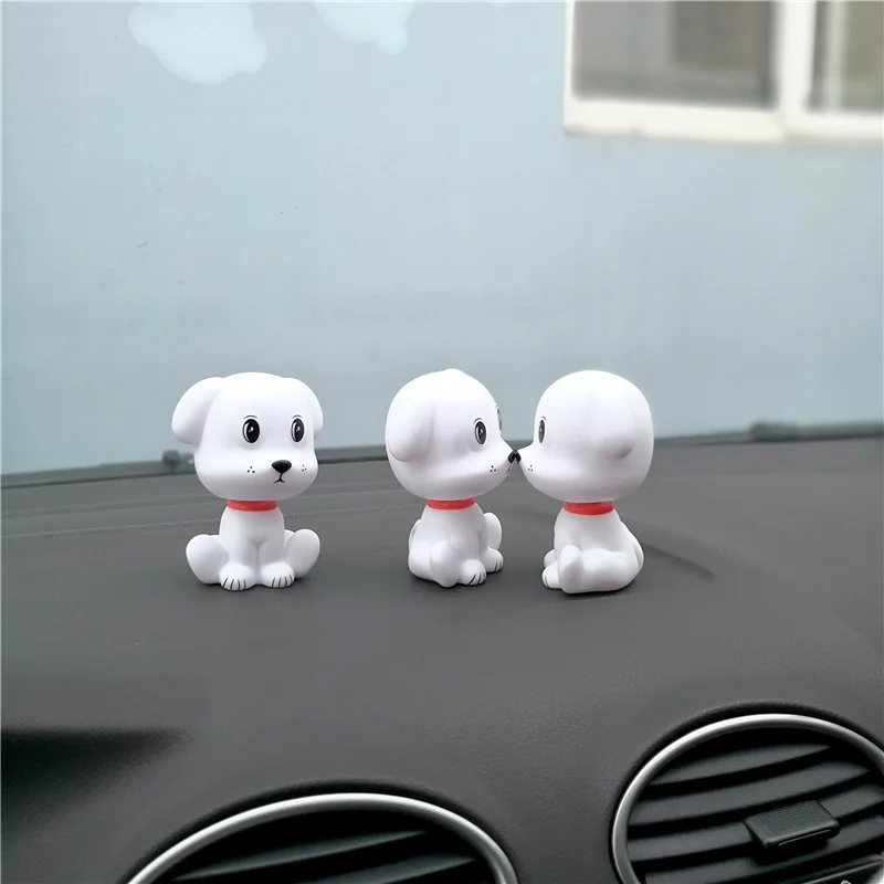 Тряски голова куклы автомобиля украшения Робо-пес на Big Hero Baymax Авто Наклейка милые цифры игрушки украшения кукол из мультфильмов орнамент подарок