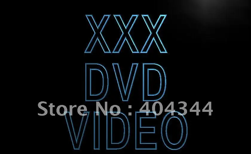 LB824- XXX DVD видео фильмов для взрослых Дисплей светодиодный неоновый светильник