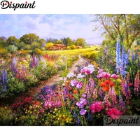 dispaint full squareround drill 5d diy diamond painting flower sea embroidery cross stitch 3d home decor a10866