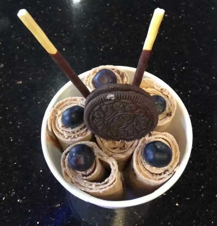 Free shipping to Russia! Single square ice pan of cream roll maker / fried machine with environmental refrigerant | Бытовая техника