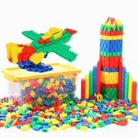100 1200pc fashion plastic bullet building blocks kids baby educational toys for boys and girls children christmas gift