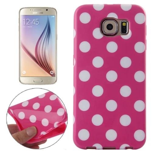 Красочные Горошек Кремния Мягкие TPU Телефон Случаях для Samsung Galaxy s6 защитная