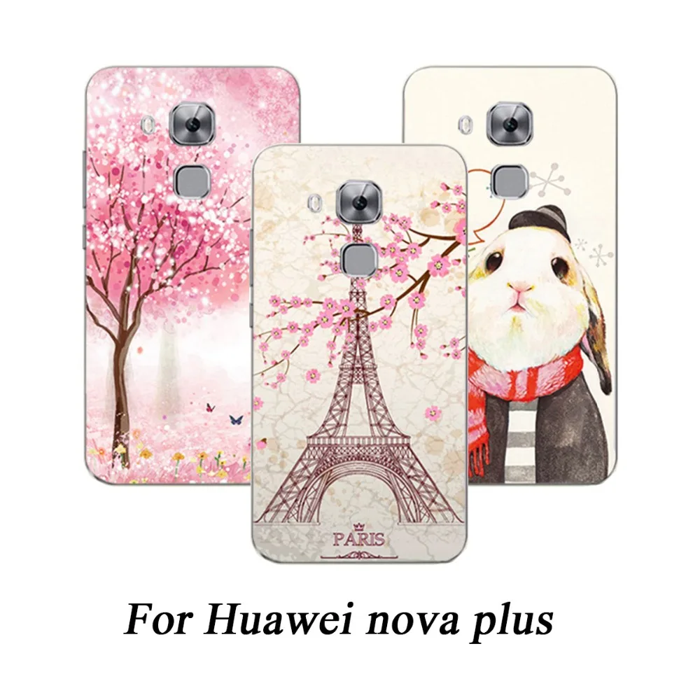 Чехол для телефона Huawei Nova PLus чехлы с жесткой окраской чехол G8 GX8 G7 Honor 3 3C 7 6 Plus 5C 4X 4A