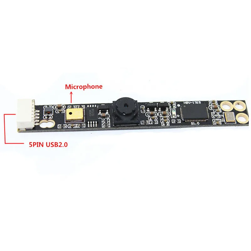5-контактный 2-мегапиксельный 30fps usb модуль камеры со стандартным UVC протокол |