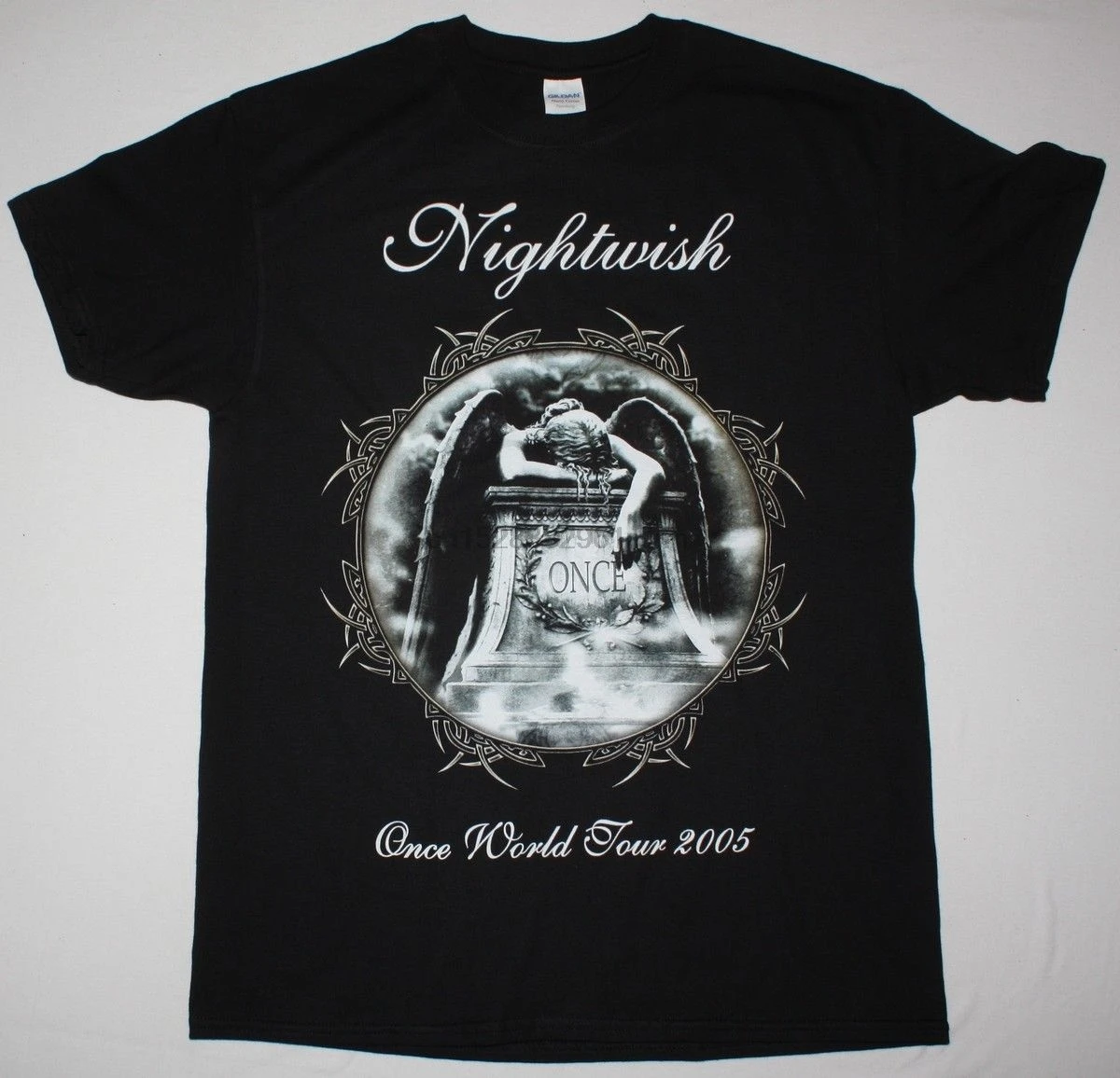 NIGHTWISH ONCE SYMPHONIC METAL TARJA TURUNEN WHITIN Соблазнительная Новая черная футболка Повседневная