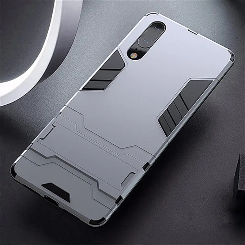 Silver Роскошный защитный чехол для телефона huawei Honor Note 10 nova 3i 3 P20 lite mate 10 Pro P10 P Smart Plus чехол-подставка чехол - Цвет: Silver