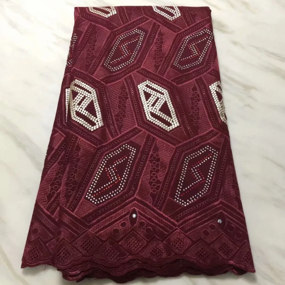 Новая красивая швейцарская вуаль кружева в Швейцарии высокого качества винного