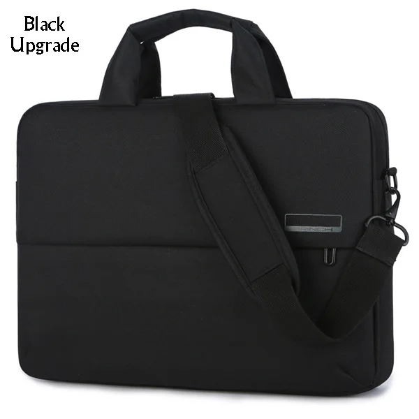 Black upgrade Новая модная сумка для ноутбука 15,6 15 14 13,3 дюймов водонепроницаемая Мужская и женская сумка для компьютера сумка-мессенджер - Цвет: Black upgrade
