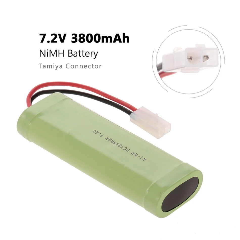 Радиоуправляемый автомобиль NiMH аккумулятор 7 2 V 3800mAh с разъемом Tamiya для