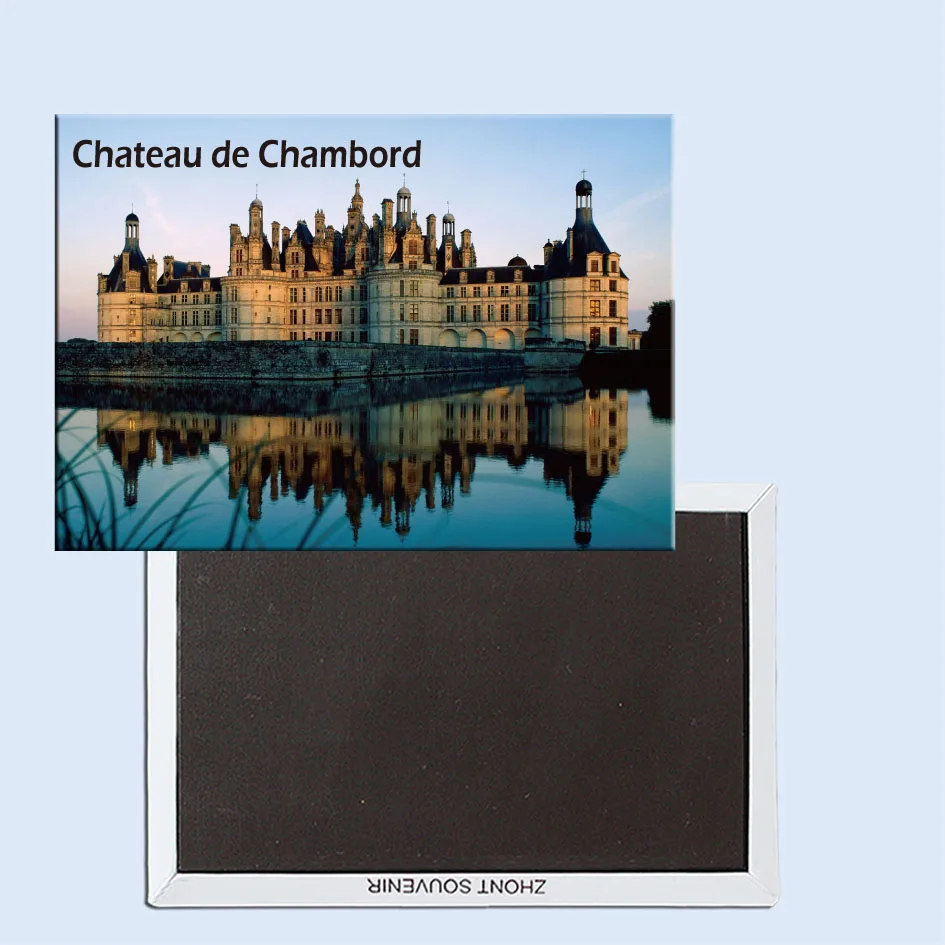 Chateau de Chambord Франция магнит на холодильник туристические сувениры домашние