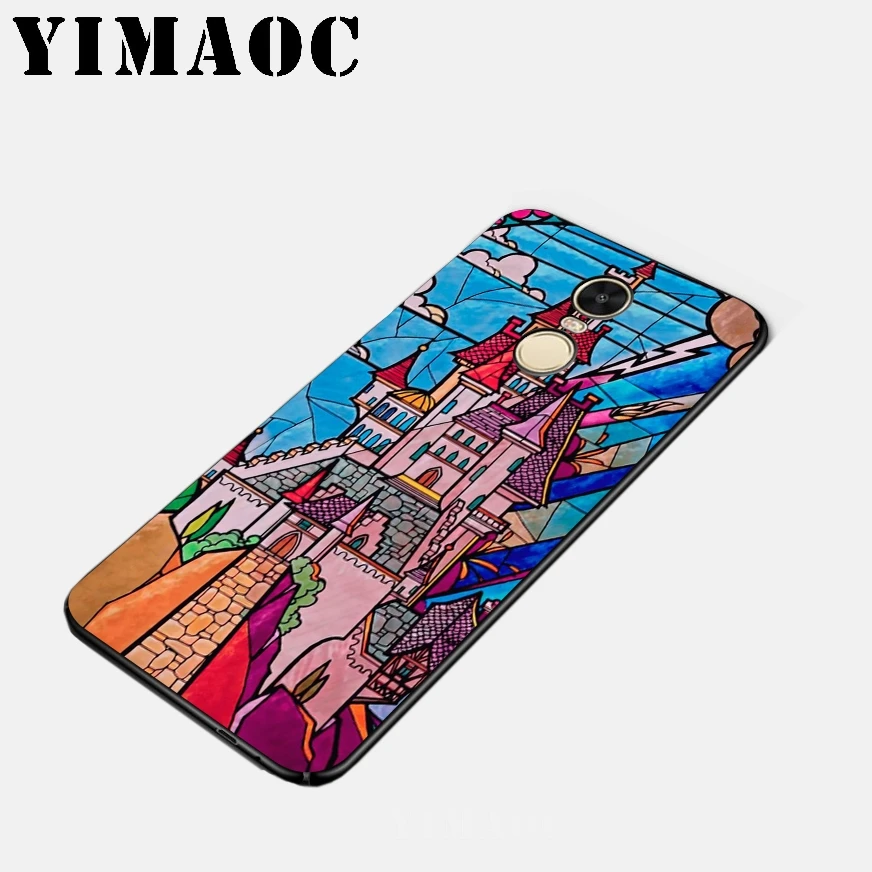 Мягкий силиконовый чехол YIMAOC beauty and the Beast для Xiao mi Red 6 Note 4X 4A 5A 5 Plus A1 A2 Pro Lite 8 |