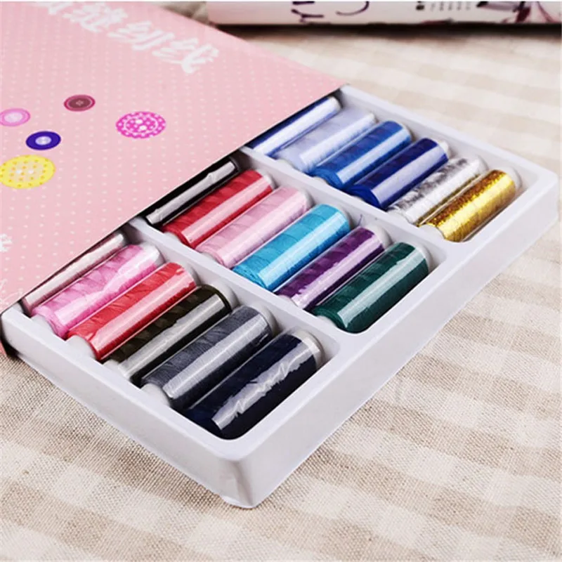 Новые 39 катушки/набор смешанных цветов полиэстер универсальные швейные нитки