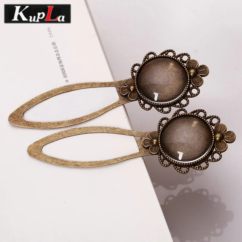 Старинные Бронзовые Трендовые Камео Цветочные Закладки Из Металлического