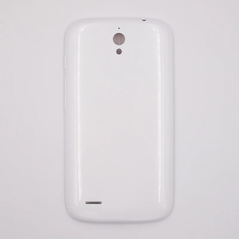 Белый Baansam Батарея дверь задняя крышка Корпус чехол для huawei G610 C8815 с Мощность кнопки регулировки громкости - Цвет: Белый