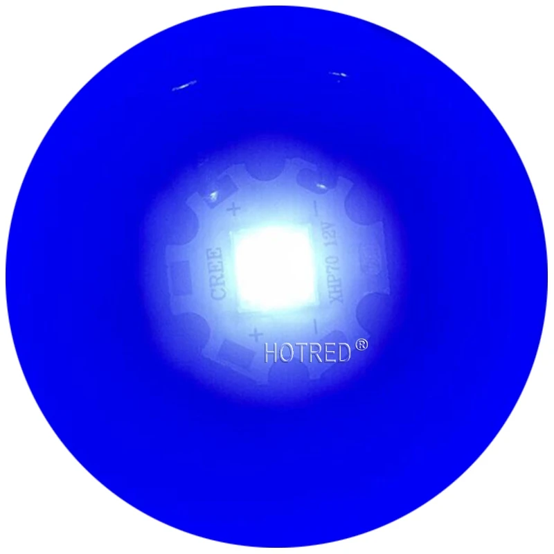1 шт. 7070 20 Вт 6 в 12 В Led замена Cree XLamp XHP70.2 XHP50.2 светодиодный излучатель холодный белый 6500k синий светодиодный чип света с 20 мм Cooper PCB