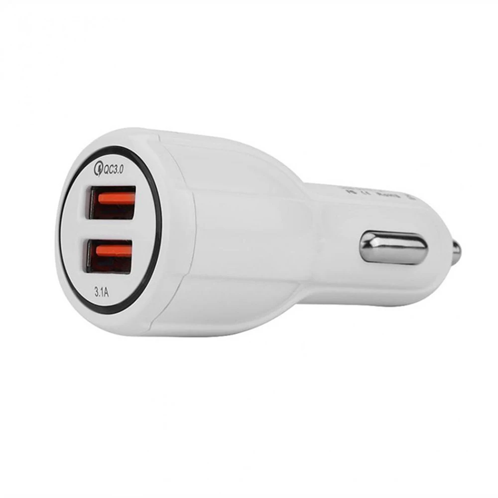 Новый двойной USB автомобильный прикуриватель зарядное устройство доставка