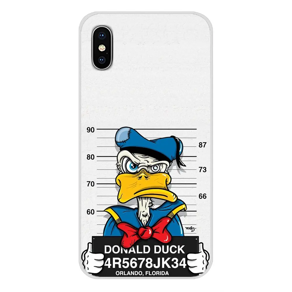 Новый дизайнерский чехол для телефона с рисунком Дональда Дака Huawei Nova 2 3 2i 3i Y6 Y7 Y9 Prime Pro GR3 GR5 2017 2018 2019 Y5II