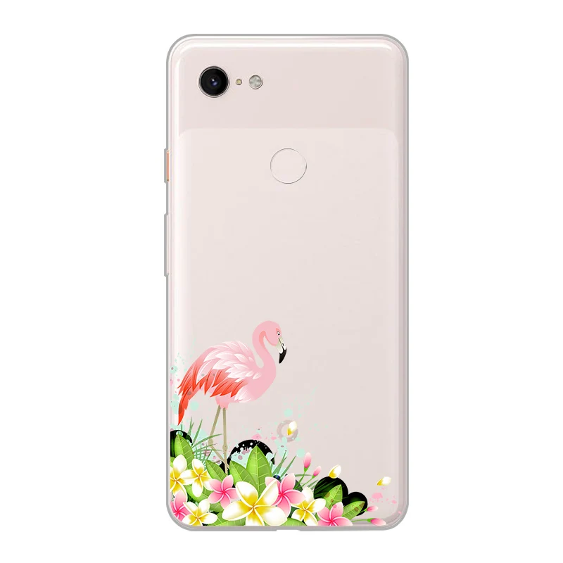 ciciber New Fashion Phone Cases For Google Pixel 3 2 XL Case Soft TPU Back Cover for 3XL 2XL Flamingo Pineapple Funda |