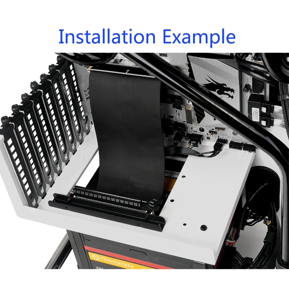 PCI Express 3 0 высокоскоростной 16X гибкий кабель удлинитель адаптер переходник карта