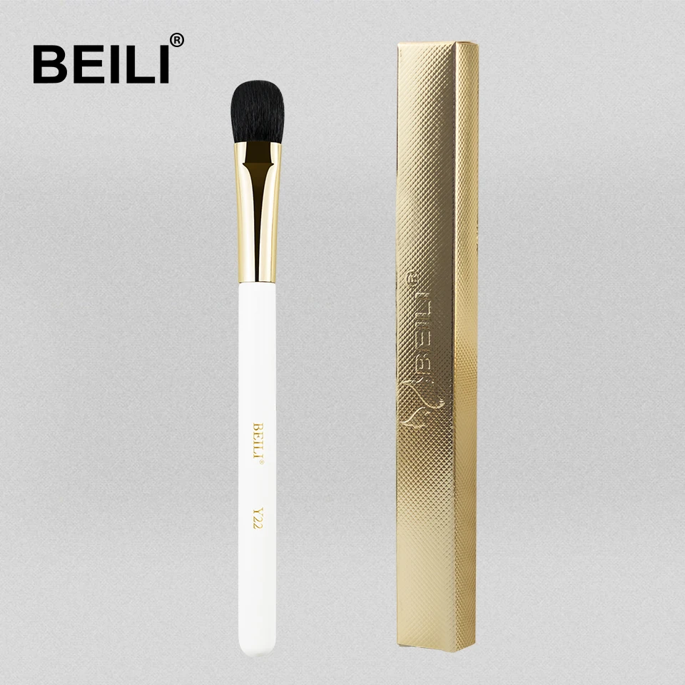 BEILI Y22 Роскошная кисточка для макияжа XGF из козьей шерсти дымчатые тени жемчужные