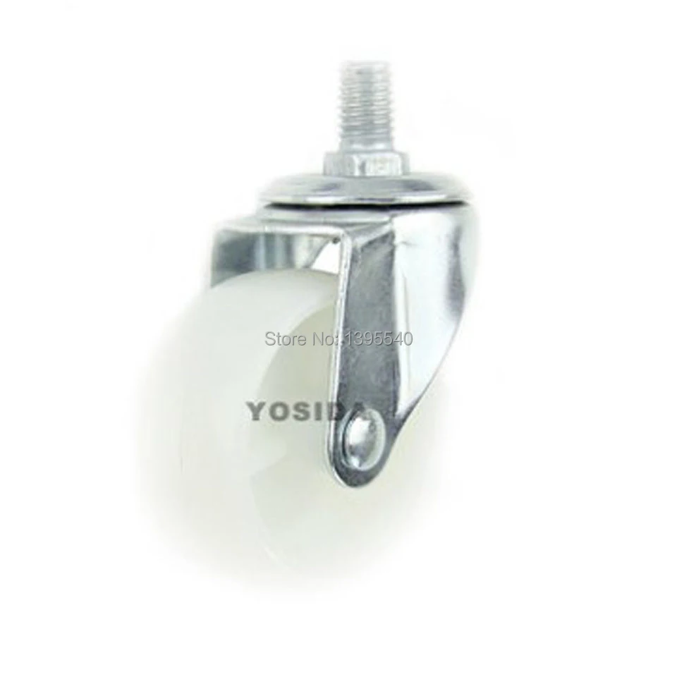 Новинка 2 дюйма прочное нейлоновое резиновое колесо для промышленности M10