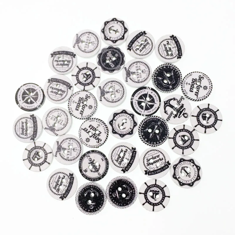 Деревянные пуговицы аксессуары для шитья декоративные кнопки ручной работы