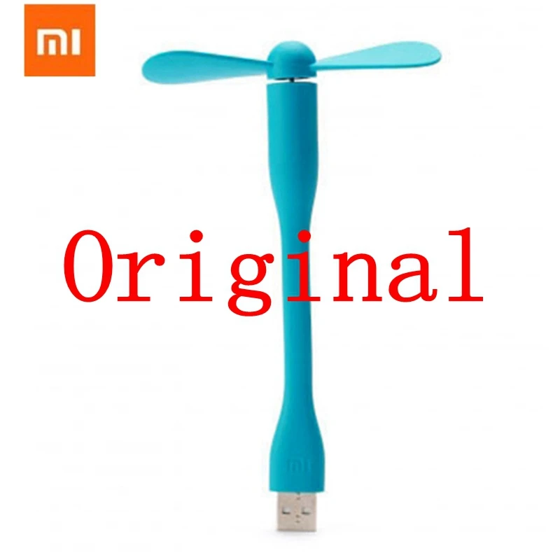 Xiaomi Blue Fan Xiaomi Fan Mijia USB СВЕТОДИОДНЫЙ светильник Xiaomi USB светильник с переключателем для банка питания/Comupter 5 в 1,2 Вт портативный светодиодный светильник - Цвет: Xiaomi Blue Fan