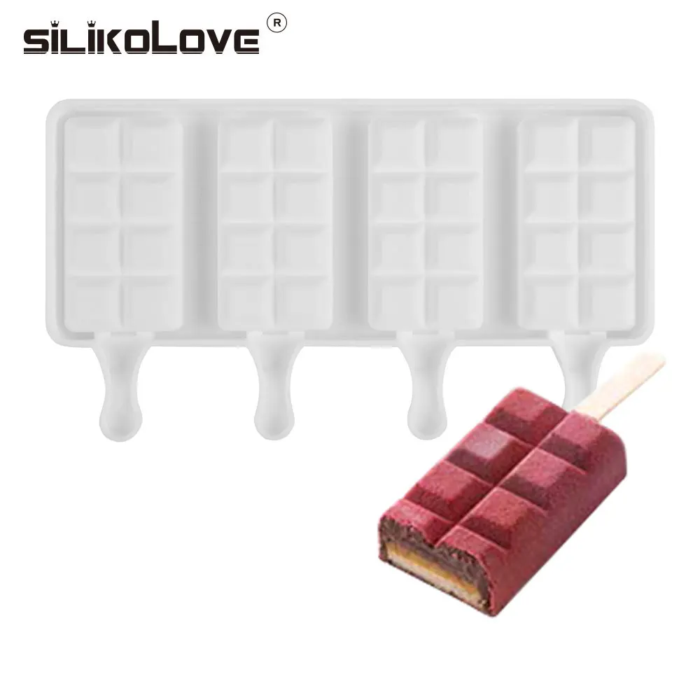 SILIKOLOVE VIP Чили оптовая продажа 10 шт. Мороженое кубик прессформы Лоток Плесень