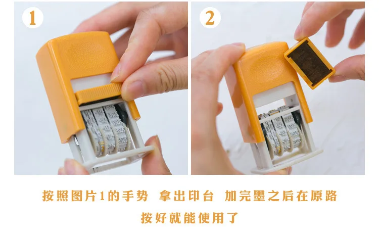 DIY винтажный пластиковый штамп в рулоне, месяц, дата, колесо, штампы, дневник, альбом, скрапбукинг, канцелярские товары
